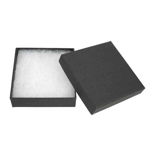 12 Packs: 6 ct. (72 total) Black Bracelet Boxes by Bead Landing™